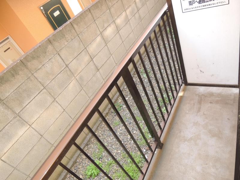 Balcony. It does not bother to dry place for your laundry