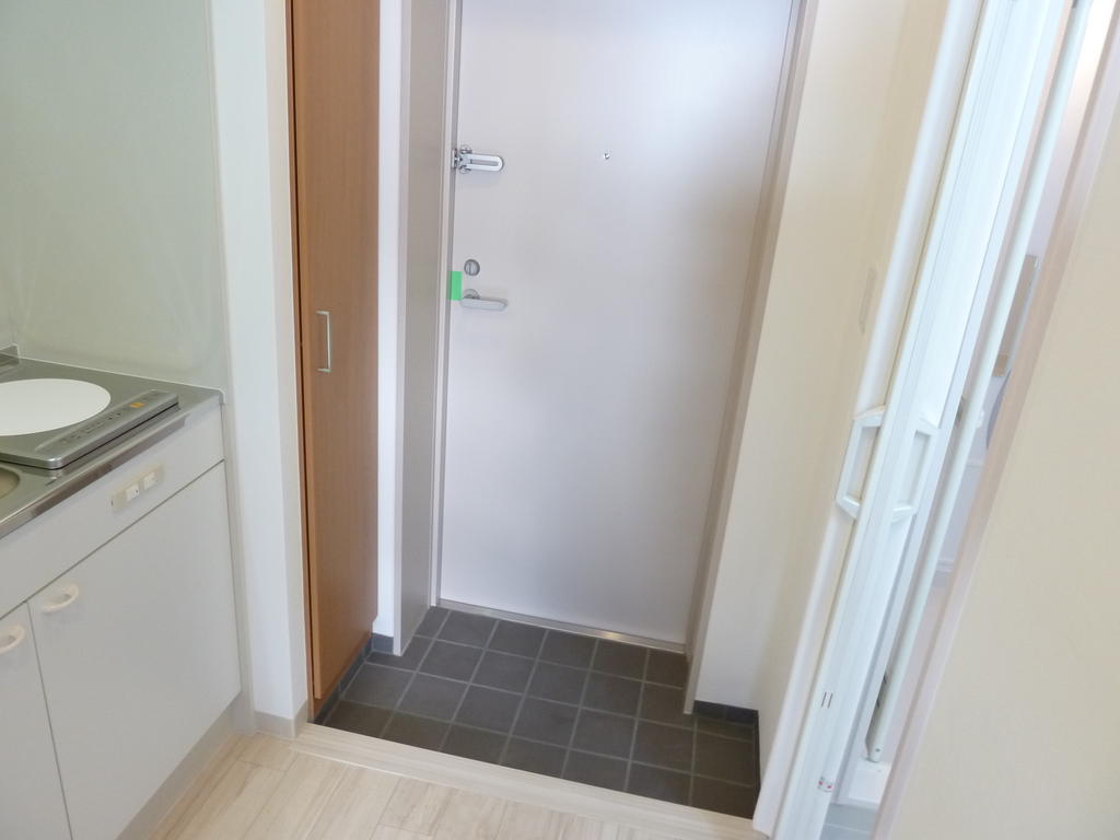 Entrance. You can use wider entrance because there is a shoe shelf