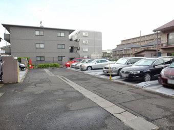 Parking lot. Common areas