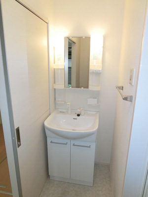 Washroom. Independent wash basin