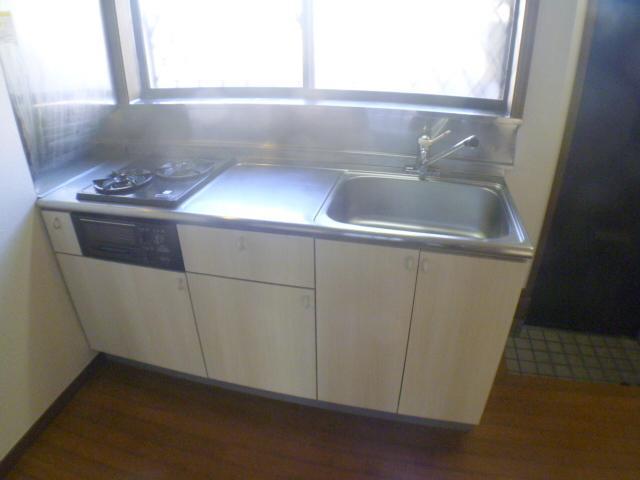 Kitchen. Two-neck system Kitchen. Firmly workbench.