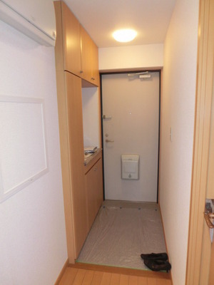 Entrance. Shoe box equipped
