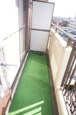 Balcony. Sunny balcony.