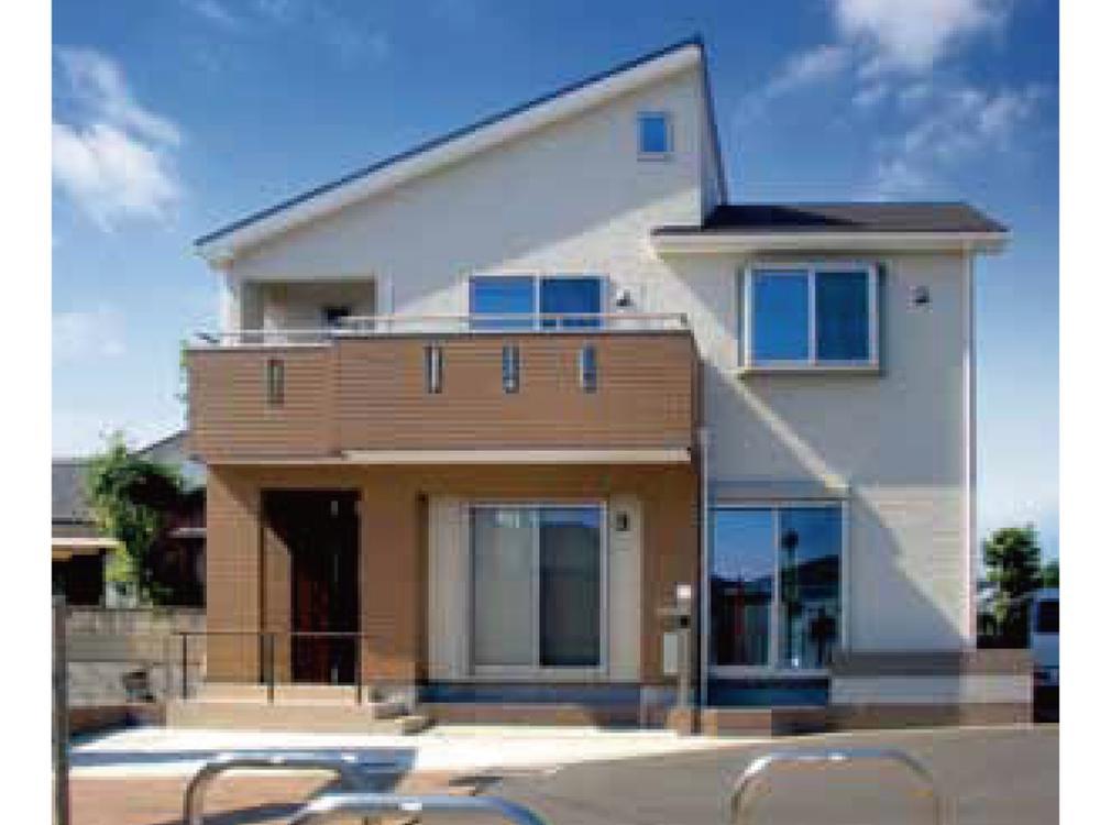 Building plan example (exterior photos). Building plan example building price 14 million yen, Building area 92.56 sq m