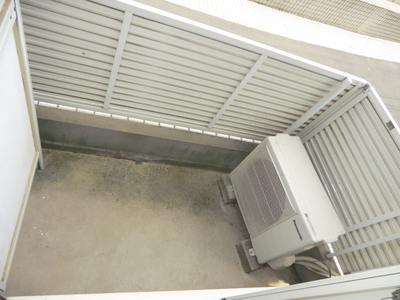 Balcony. Bright balcony