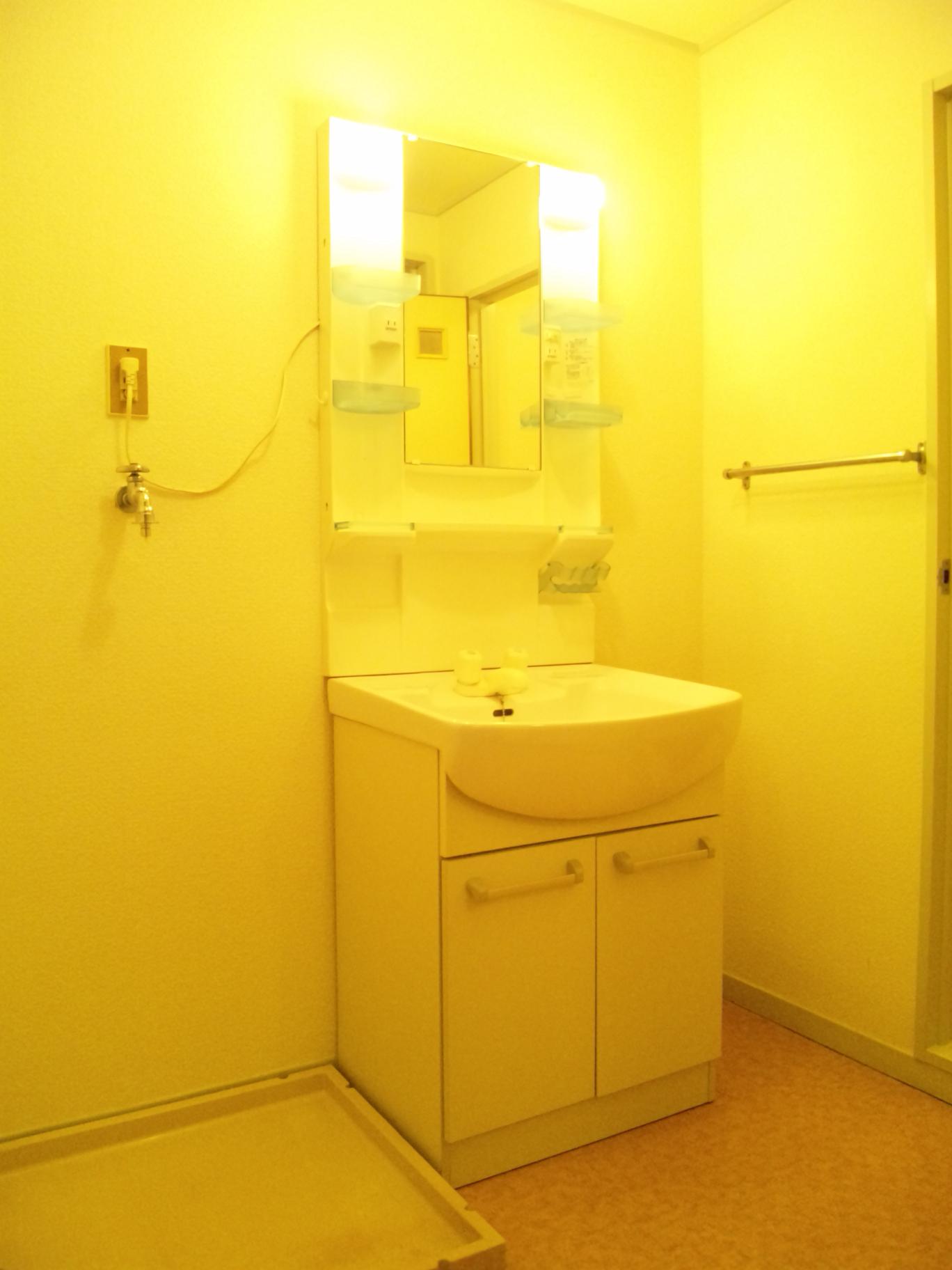 Washroom. Independent wash basin