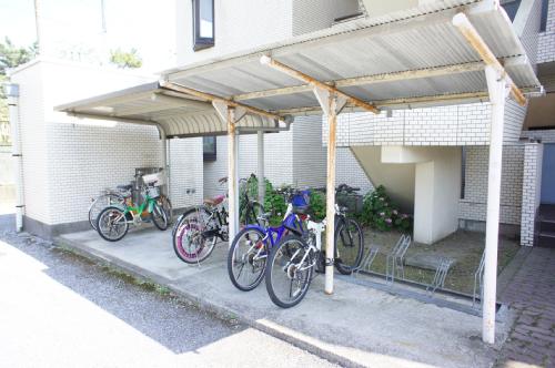 Other common areas. Bicycle parking is also of course equipped!