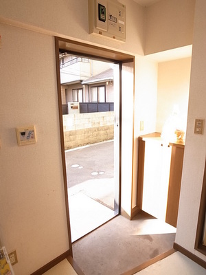 Entrance. It comes with a shoe box properly.