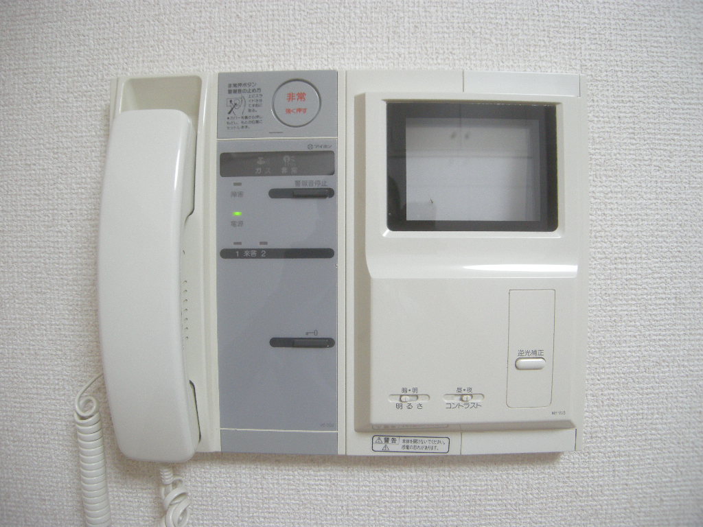 Security. Monitor with intercom