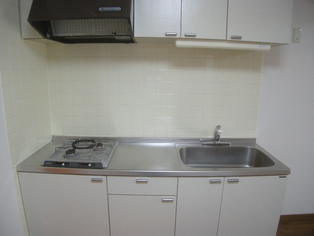 Kitchen. Two-burner gas stove with system Kitchen