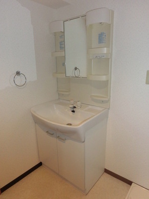 Washroom. Happy independence washbasin