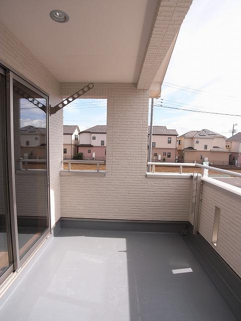 Other building plan example. Balcony in a good location of the most positive per design