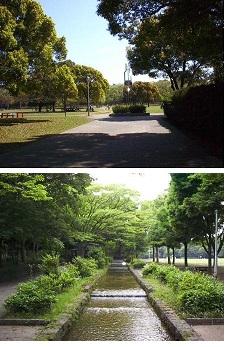 park. Park that can feel the 980m four seasons until Gyoda park, pond, Cycling trails, There is also a BBQ facility