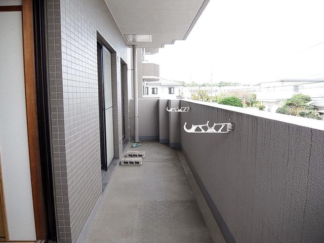 Balcony. North balcony that spans the 3 room