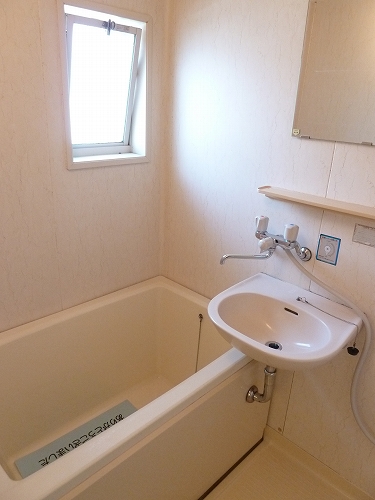 Bath. The spacious bath, Also with window