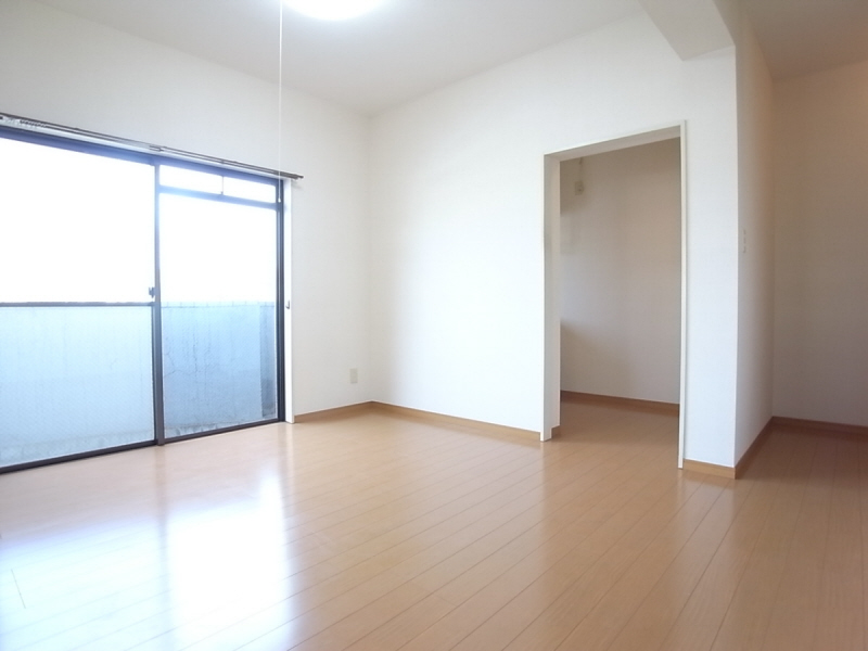 Living and room. The window is a bright big