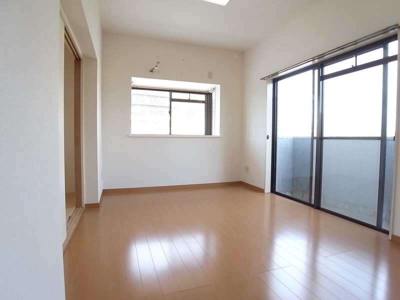 Living and room. Beautiful flooring is already re-covered