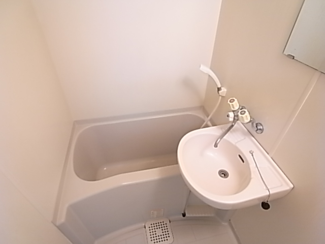 Bath. Water around is beautiful most.