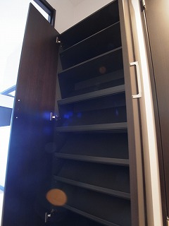 Entrance. Large capacity shoe box