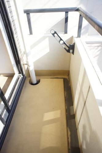 Balcony. It is a south-facing balcony.