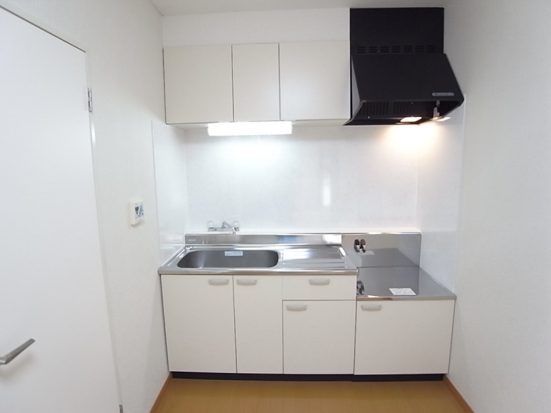 Kitchen. Kitchen gas stove installation Allowed