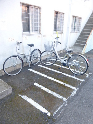 Other common areas. It will be on-site bicycle parking lot