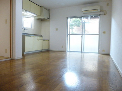 Living and room. Living room with air conditioning