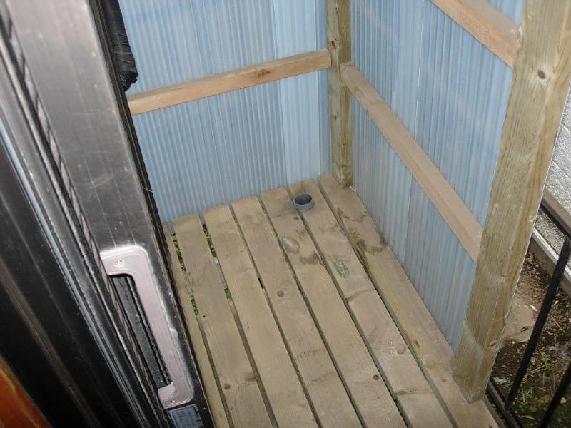 Balcony. Laundry Area is on the balcony.