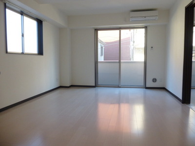 Living and room. Bright living room with two-sided lighting