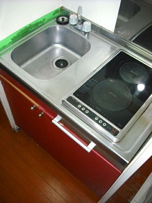 Kitchen. IH2 burner stove installed already