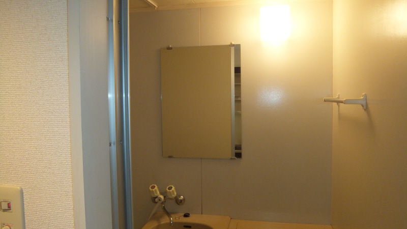 Bath. Also there is a mirror in the bath