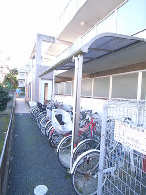 Other common areas. Also it comes with a roof in bicycle storage!