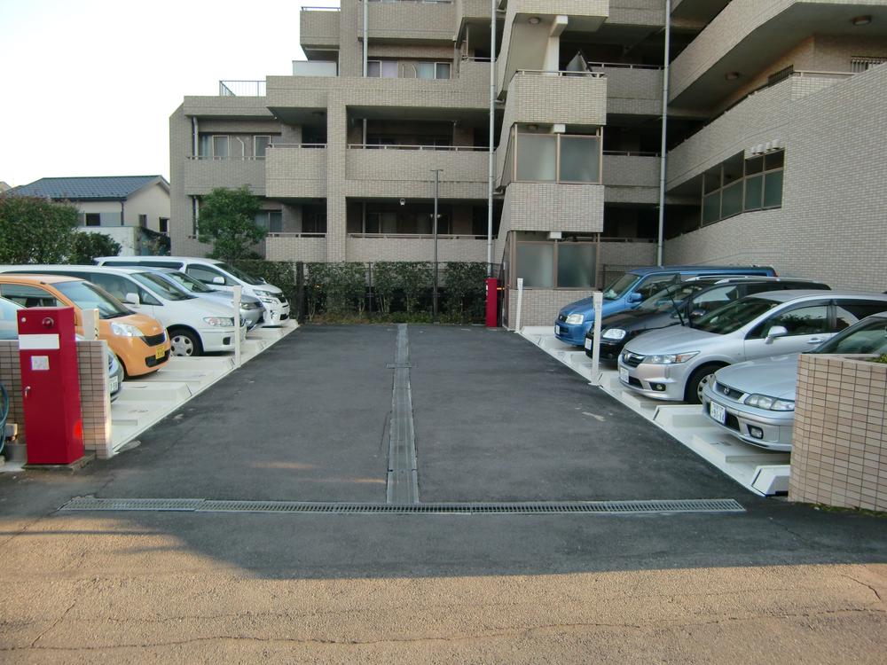 Parking lot. Common areas