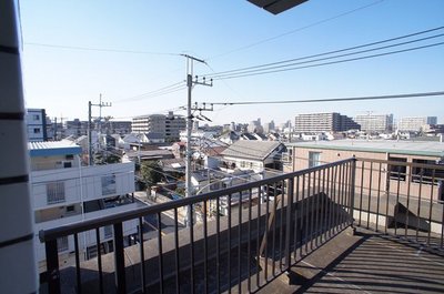 View. It is the scenery as seen from the roof balcony.
