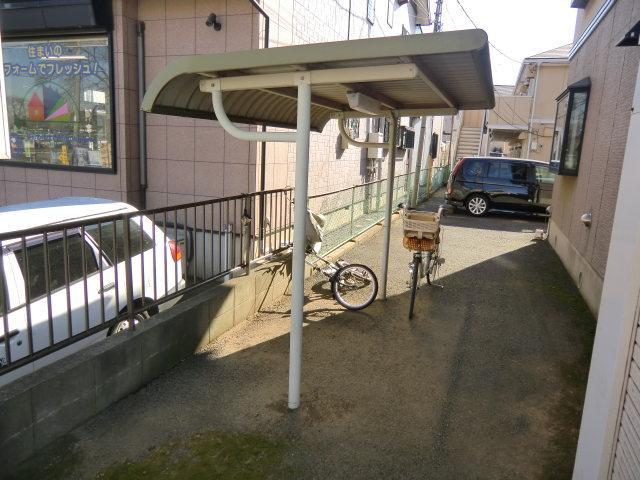 Other. Bicycle parking is convenient with roof