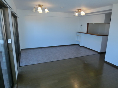 Living and room. Some airy living room is a two-sided lighting