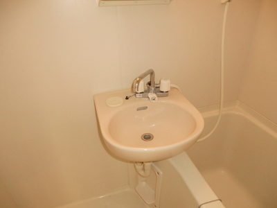 Washroom. It is with a wash basin in bathroom