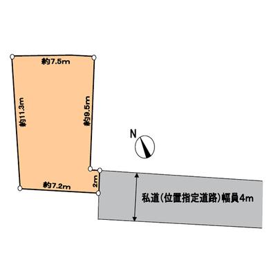 Compartment figure. Funabashi, Chiba Prefecture Nakanogi 1-chome