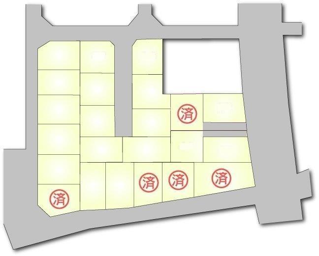 The entire compartment Figure. It will be sold in the first phase 6 compartment of all 23 subdivisions.