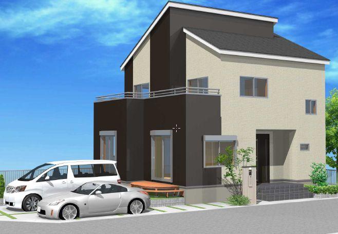Building plan example (exterior photos). Parking Easy four