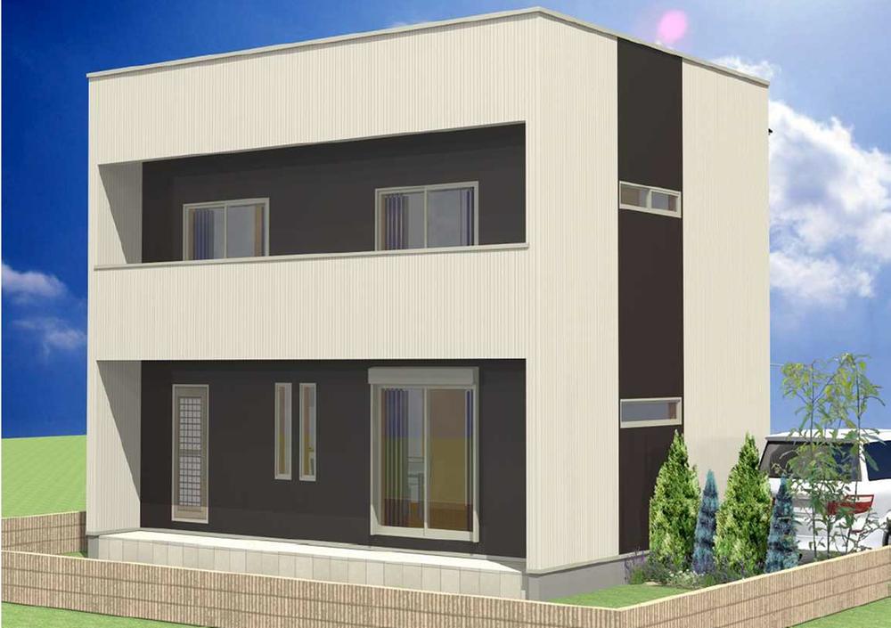Building plan example (Perth ・ appearance). Building plan example (No. 2 place) building price 10.7 million yen, Building area 25 square meters