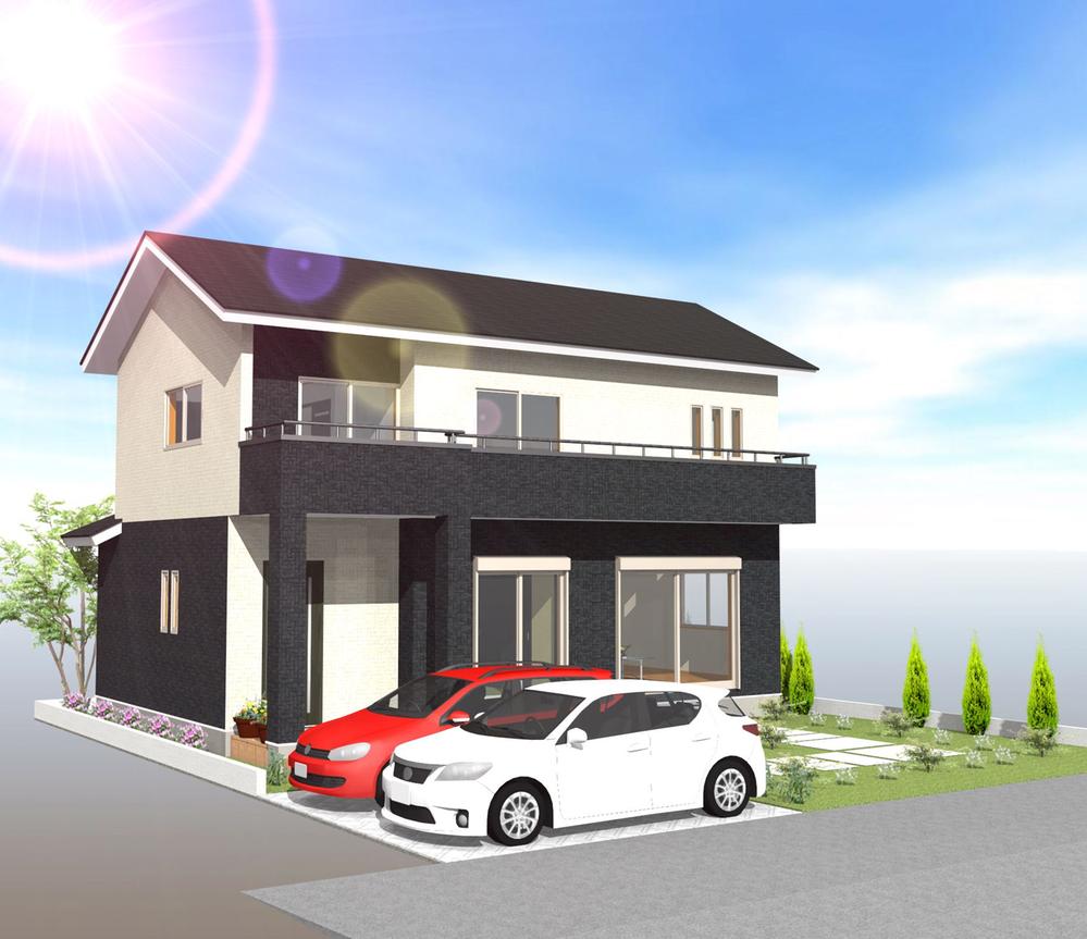 Building plan example (Perth ・ appearance). Building plan example (No. 3 locations) Building price 13.5 million yen, Building area 99.24 sq m