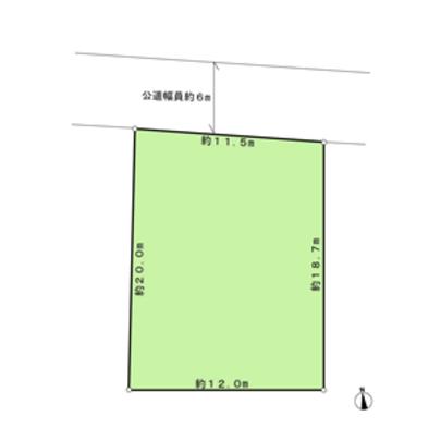 Compartment figure. Ichihara, Chiba Prefecture Yamadakyo 1-chome