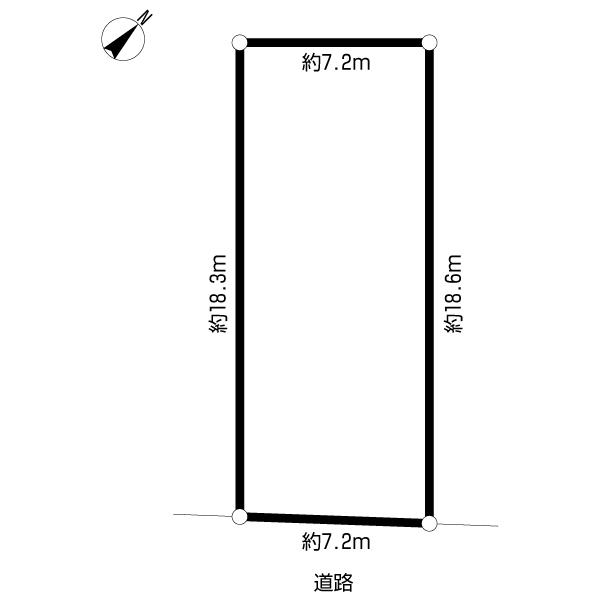 Compartment figure. Land price 40,730,000 yen, Land area 134.62 sq m