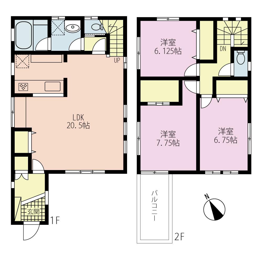 Building plan example (floor plan)