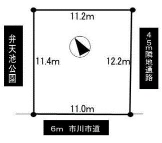 Compartment figure. Land price 17.8 million yen, In the section of the land area 132.26 sq m shaping land,  I think it is also easy to put plan, etc.