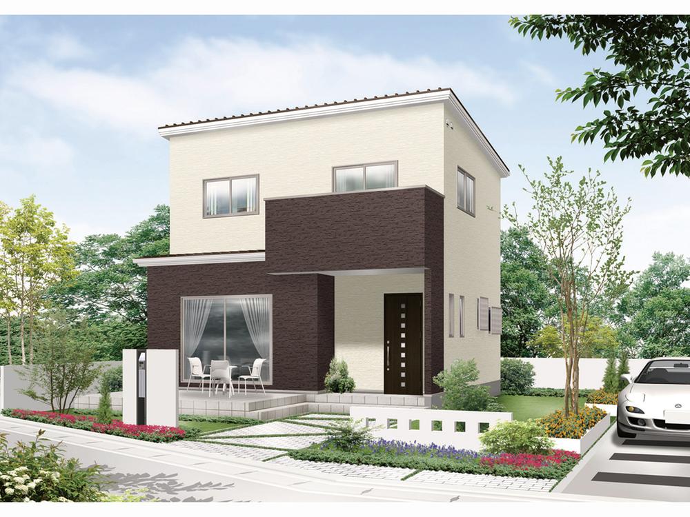 Building plan example (Perth ・ appearance). Building plan example building price 8.4 million yen, Building area 84 sq m