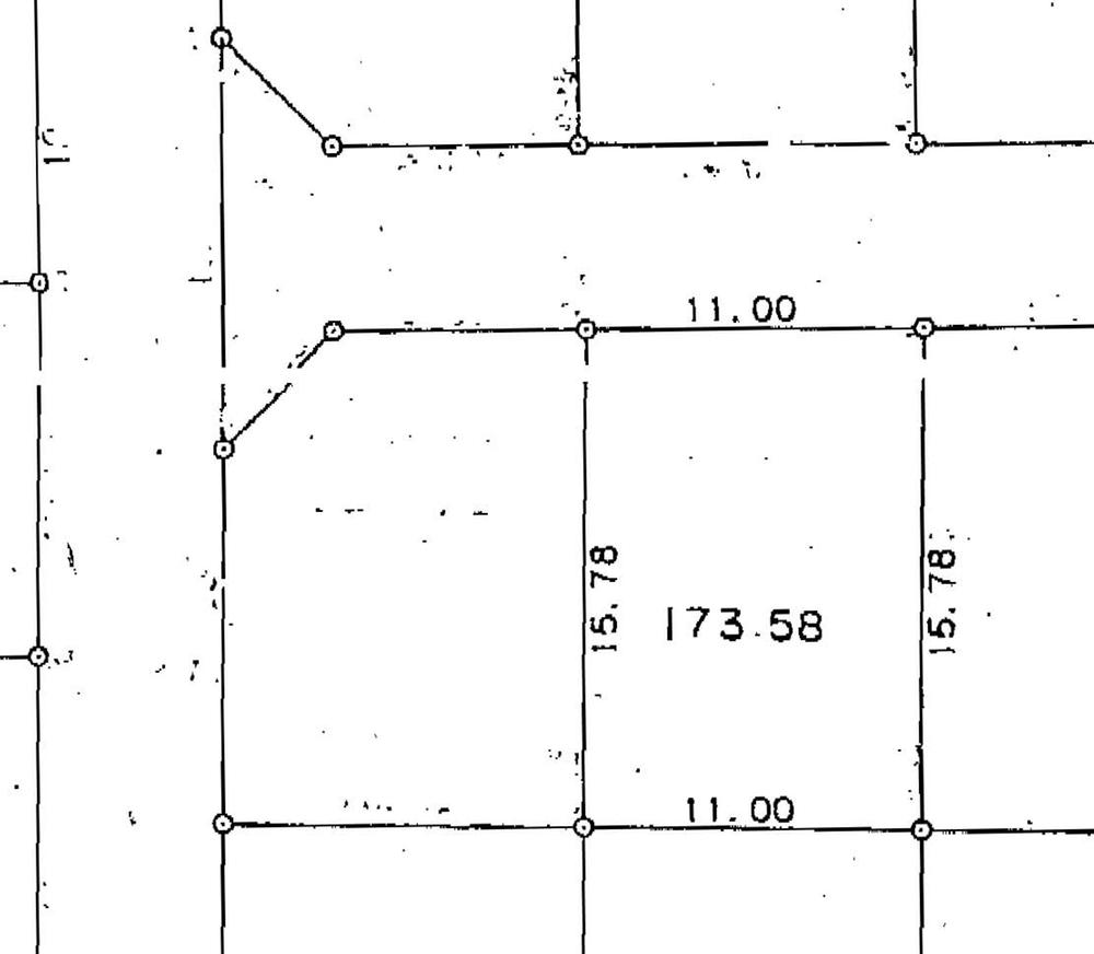 Compartment figure. Land price 16.8 million yen, Land area 173.58 sq m