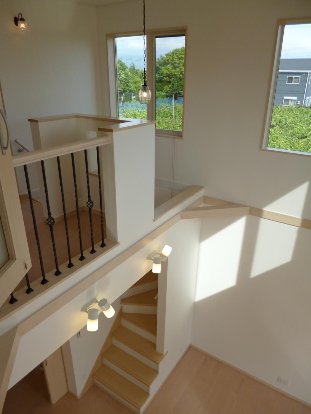 Building plan example (introspection photo). Atrium (construction cases)