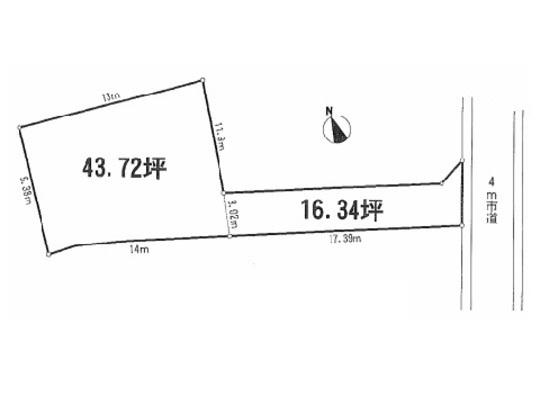 Compartment figure. Land price 31 million yen, Land area 198.58 sq m compartment view